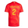Camiseta de fútbol España Marc Cucurella 2 1ª equipación Euro 2024 Camiseta de fútbol España Marc Cucurella 2 1ª equipación Euro 2024